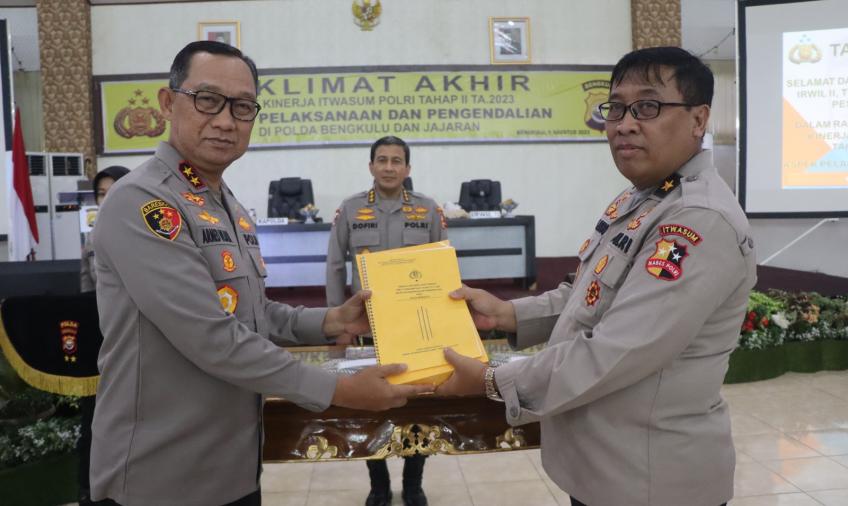 Tutup Taklimat Akhir Audit kinerja Itwasum Polri, Irwasum Polri Minta Jaga Dinamika Kamtibmas Tetap Kondusif