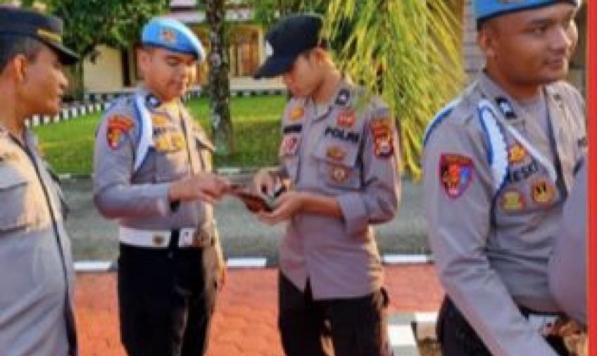 Propam Polres Mukomuko Gelar Gaktiplin Anggota