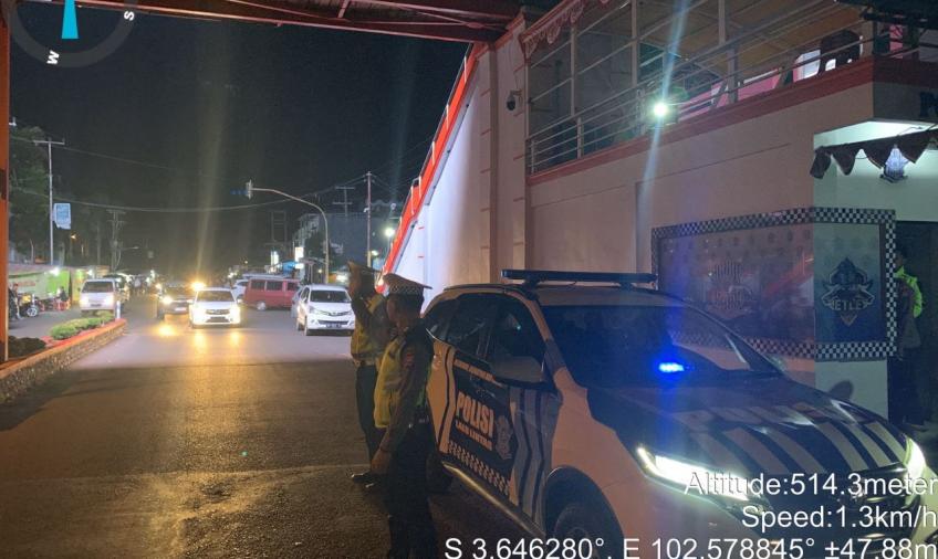 Cegah Kejahatan, Polres Kepahiang Tingkatkan Patroli Blue Light