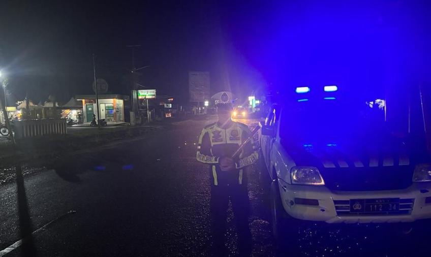 Antisipasi Laka Lantas, Polres Kaur Tingkatan Patroli Blue Light 