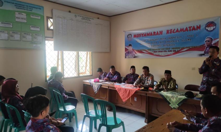 Kapolsek Talo Hadiri Musyawarah Kecamatan PPDI