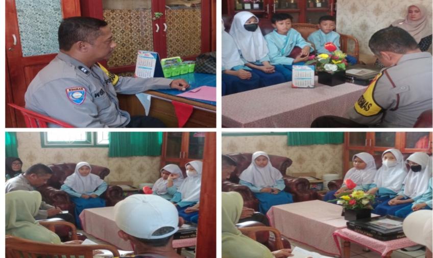 Diduga Ada Upaya Percobaan Penculikan Anak Sepulang Sekolah, Bhabinkamtibmas Datangi Sekolah