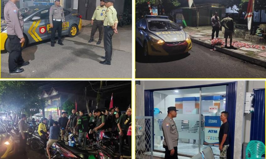 Polsek Ratu Samban, Patroli dan Pantau Aktivitas Masyarakat