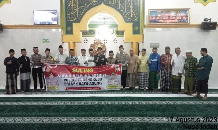 Polresta Bengkulu Suling di Masjid Al Musafin, Warga Keluhkan Kendaraan yang Memakai Knalpot Brong 