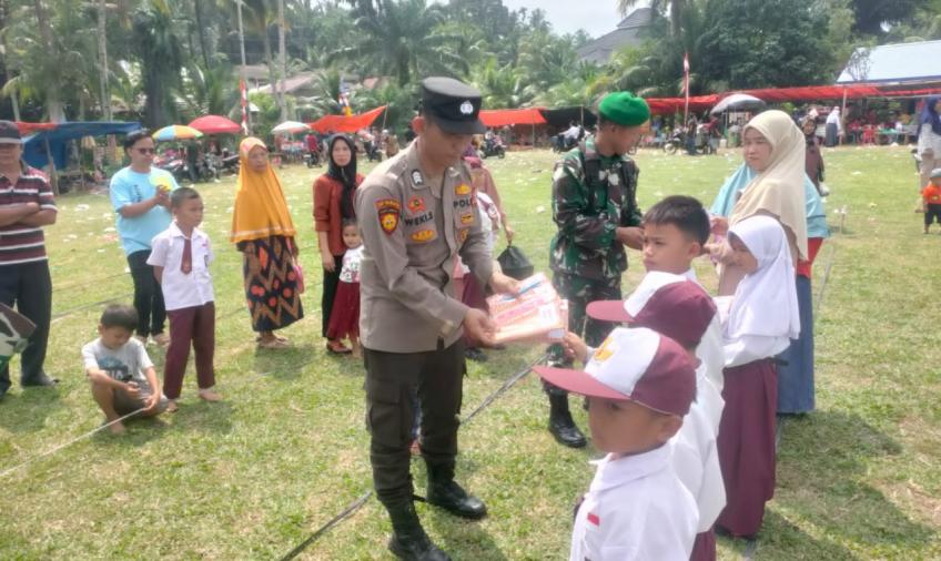Sinergitas Tni-Polri, Polsek Talo dan TNI Koramil 425-02 Talo Gelar Perlombaan Perayaan HUT RI ke 78 