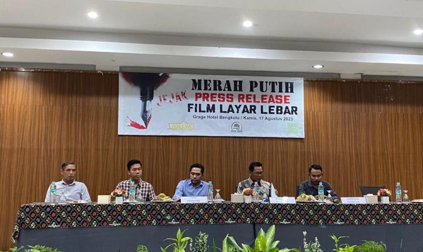 Pemuda Bengkulu Produksi Film Jejak Merah Putih 