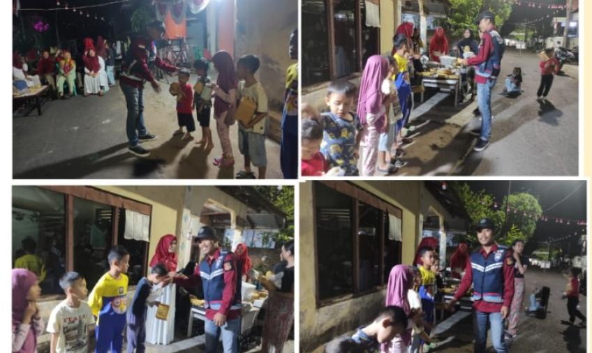 Bhabinkamtibmas Polsek Teluk Segara, Hadiri Penutupan Rangkaian Perlombaan HUT RI di Kelurahan Kampung Bali 