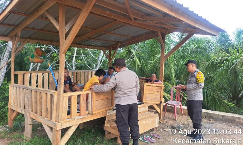 Antisipasi 3C, Polsek Sukaraja Patroli KRYD dan Patroli Sambang di Wilayah Hukum 