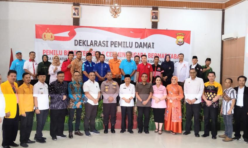 Polda Bengkulu Gelar Deklarasi Pemilu Damai 