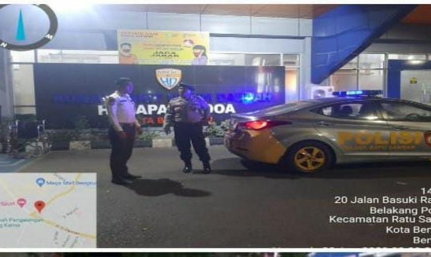 Patroli Malam, Polsek Ratu Samban Sambangi Warga dan Objek Vital