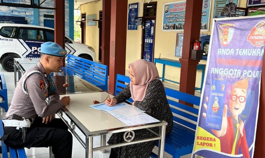 Propam Polres Kepahiang Sosialisasikan Aplikasi WA Pelayanan dan Pengaduan