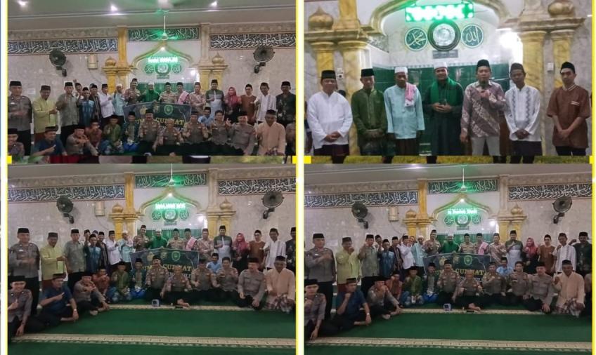Tinggkatkan Pelayanan, Polresta Bengkulu Jumat Curhat di Masjid Al Muhajirin Dengarkan Keluhan Warga  
