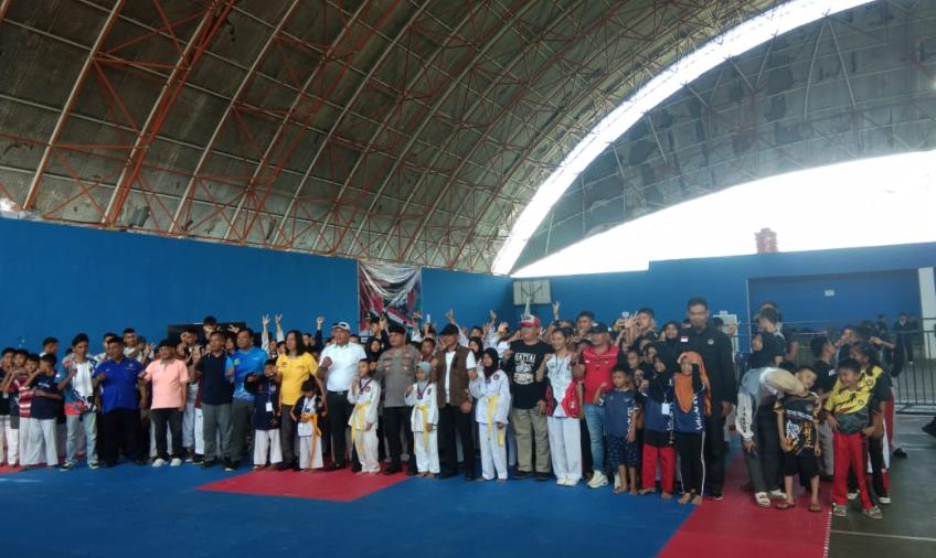 Kasat Samapta Polres Lebong Hadiri Kejuaraan Taekwondo