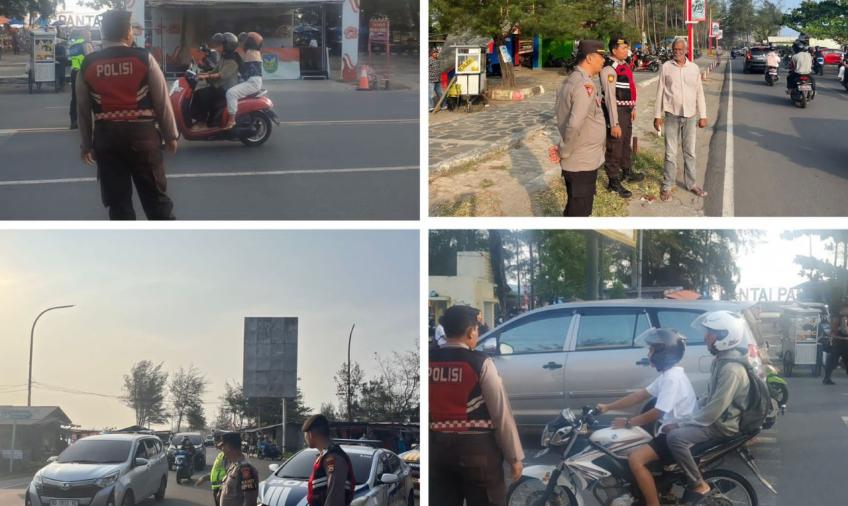 Patroli Gabungan, Personel Polresta Bengkulu Cegah Gangguan Kamtibmas 