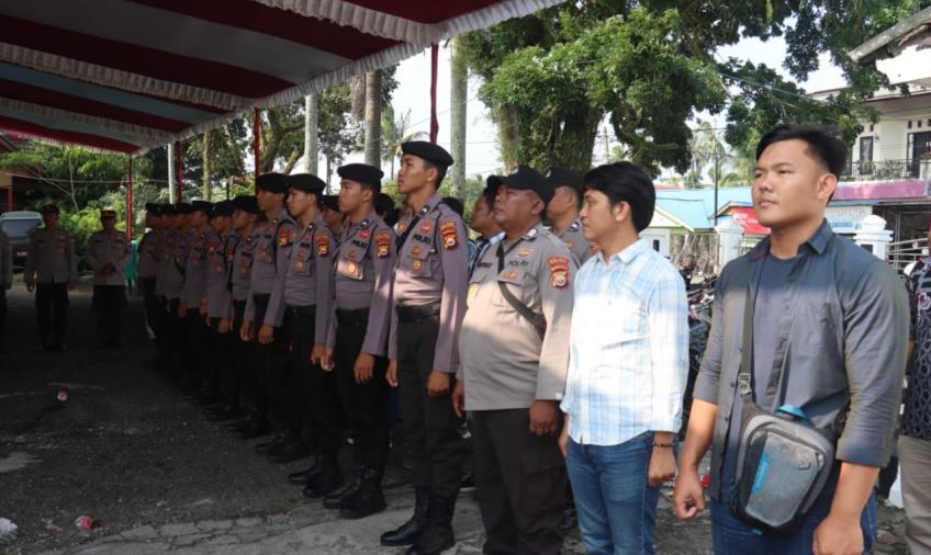 Berikan Pengamanan Roadshow KPK RI ke Kabupaten Bengkulu Selatan, 71 Personel Sat Lantas Polres BS Diturunkan     
