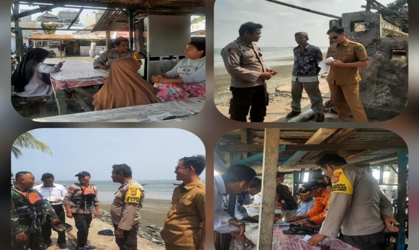 Tindak Lanjuti Laporan Warga, Polsek Teluk Segara Datangi Keluraga Nelayan yang Dikabarkan Belum Pulang Melaut  
