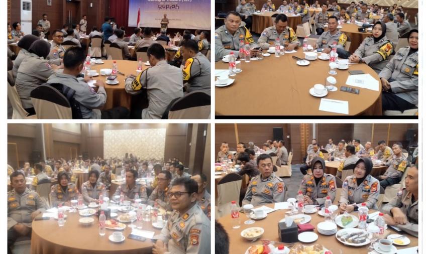 Sat Binmas Polresta Bengkulu dan Polsek Jajaran Hadiri ToT CBP Rupiah 