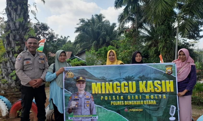 Program Minggu Kasih Polsek Giri Mulya Tampung Aspirasi Masyarakat Desa Giri Mulya
