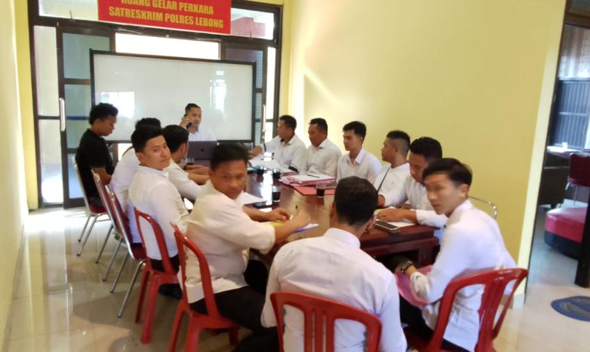 Satreskrim Polres Lebong Gelar Anev Penanganan Perkara