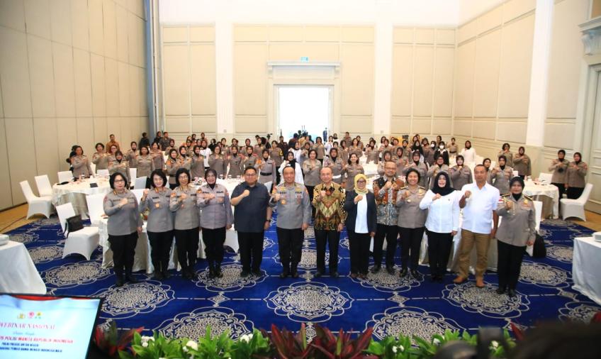 As SDM Ingatkan Pentingnya Peran Polwan Dalam Mengawal Pemilu Damai 2024