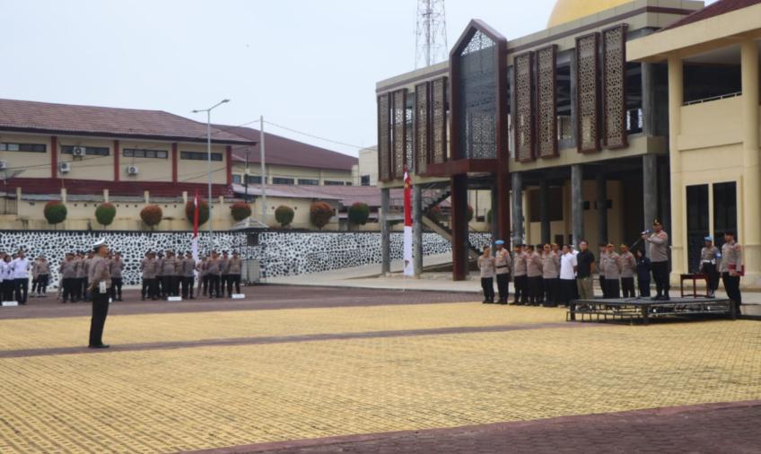 Pimpin Apel Pagi, Ini Arahan Wakapolda Bengkulu