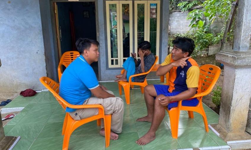 Polsek Semidang Alas Maras Monitoring Kegiatan Kampanye Calon Kepala Desa 