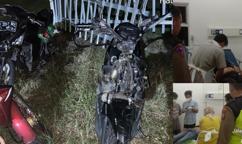 Lakalantas Mio Vs Beat, Warga Kota Manna Luka Berat Tak Sadarkan Diri