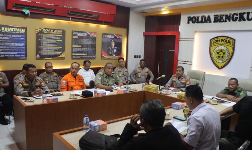 Cegah Karhutla di Bumi Rafflesia, Polda Bengkulu Rapat Bersama Stakeholder