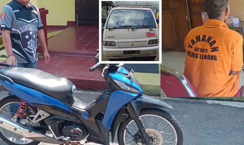 Tertangkap Mencuri Mobil, Pria ini Juga Ketahuan Mencuri Sepeda Motor Warga Lebong