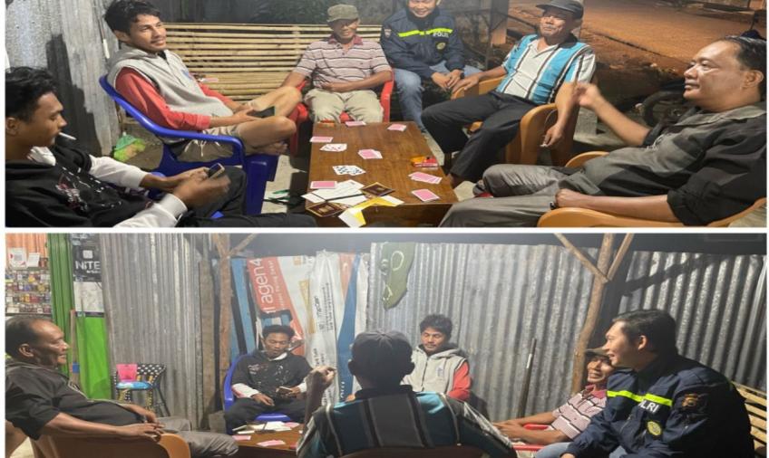 Jalin Silaturahmi Dengan Warga, Bhabinkamtibmas Polsek Teluk Segara Laksanakan Sambang Dialogis 