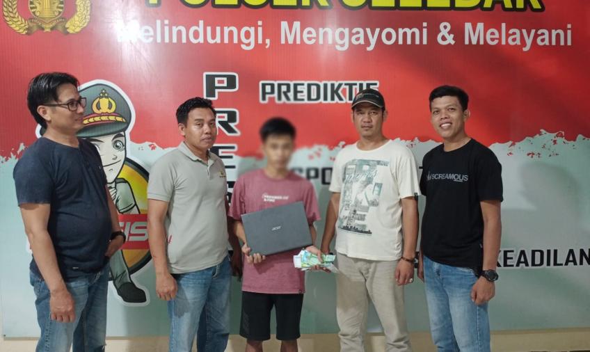 Curi Laptop Mahasiswi di Kos, Pemuda Asal Pino Diamankan Polsek Selebar