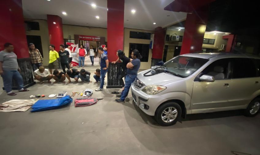 Pencuri Hewan Ternak Ditangkap Polisi Gabungan