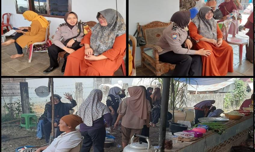 Sambangi Warga Binaan yang Akan Melaksanakan Pesta Pernikahan, Bhabinkamtibmas Kelurahan Sawah Lebar Sampaikan Imbauan Kamtibmas  