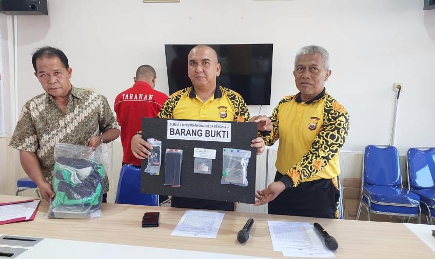 Polda Bengkulu Tangkap Pengedar Sabu di Curup