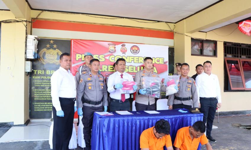 Curi Sepeda Motor Jemaah Subuh di Seluma, 2 Pria Ditangkap di Kota Bengkulu
