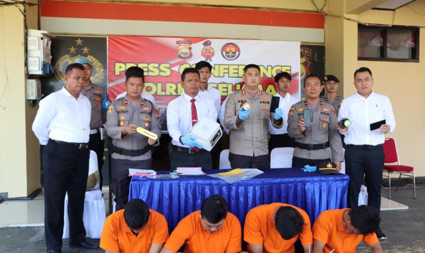 Komplotan Pencuri Sapi di Seluma Diringkus, Ada Warga Mukomuko dan Kota Bengkulu