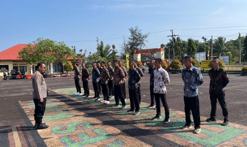 Polres Kaur Gelar Apel dan Kegiatan Binlat Casis Bintara dan Tamtama Polri Lulusan Gelombang I Tahun 2024