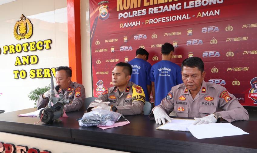 Curi Mesin Air, 2 Remaja Terancam Pidana 7 Tahun Penjara