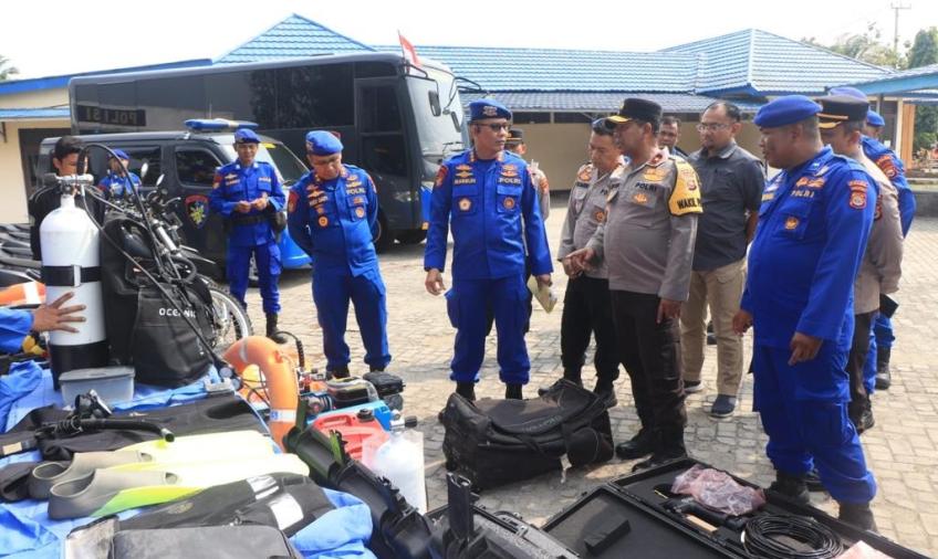 Wakapolda Bengkulu Tinjau Kesiapan Sarpras Dit Polair Polda Bengkulu untuk Pemilu Serentak 2024