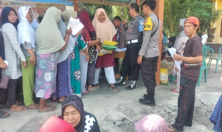 Sambangi Kegiatan Masyarakata, Polsek Manna Lakukan Pengamanan dan Sampaikan Imbauan 