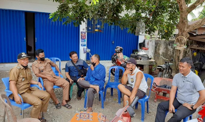 Penanggulangan Karhutlah, Polsek Muara Sahung Laksanakan Koordinasi Bersama Unsur Tripika 