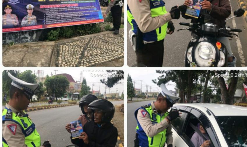Ops Zebra Nala 2023, Polresta Bengkulu Gelar Kegiatan Sosialisasi Kamseltibcarlantas