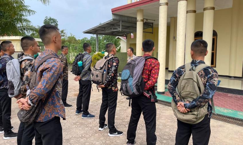 Polres Kaur Melaksankan Binlat Casis Bintara dan Tamtama Polri Lulusan Gelombang I Tahun 2024