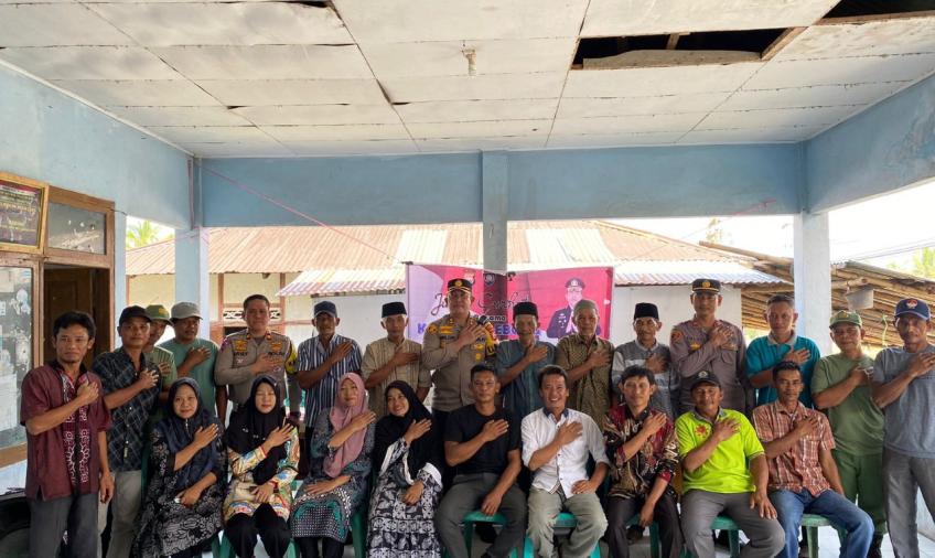 Tampung Aspirasi Masyarakat, Polres Lebong Gelar Jumat Curhat 