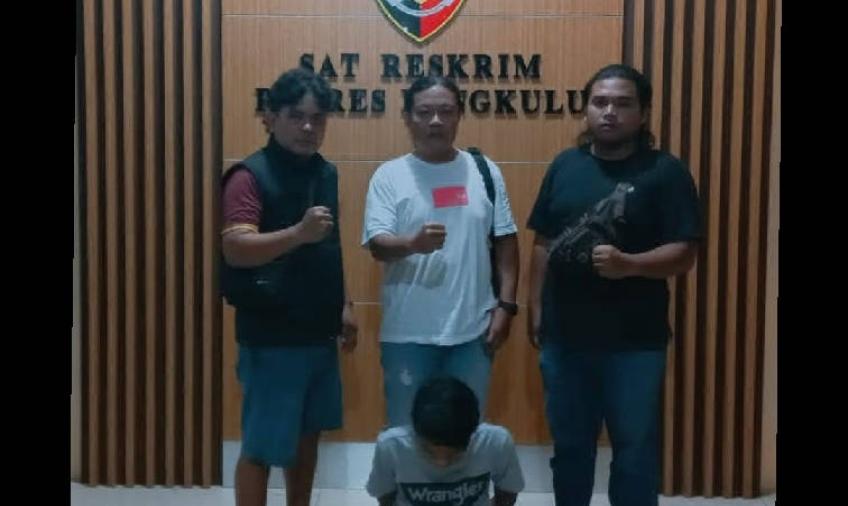 Gelapkan 43 Unit Hp Senilai Rp 83 Juta, Warga Pematang Gubernur Diringkus Polresta Bengkulu