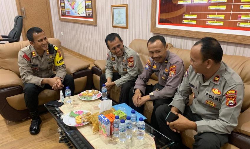 Penilaian Lomba Bhabinkamtibmas, Kapolres Kaur Terima Kunjungan Tim Direktorat Binmas Polda Bengkulu