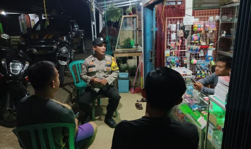 Patroli KRYD, Polsek Muara Sahung Pantau Situasi Seputaran Wilayah Hukum 