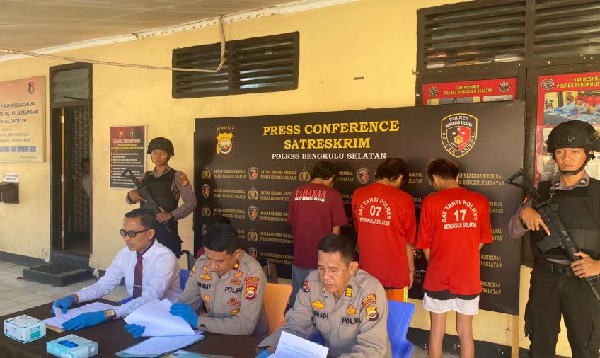 Pelaku Begal Beraksi di Kota Manna Ditangkap Tanpa Perlawanan