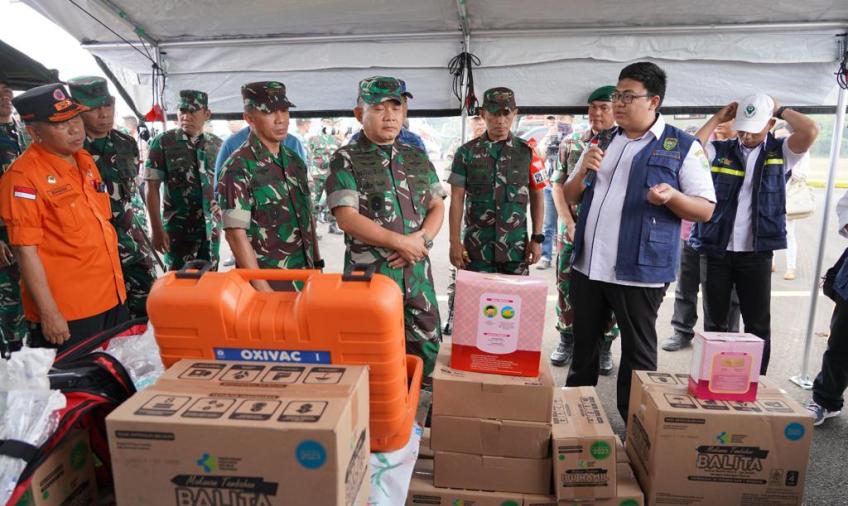Jenderal Dudung Abdurachman Cek Penanganan Karhutla di Sumsel 