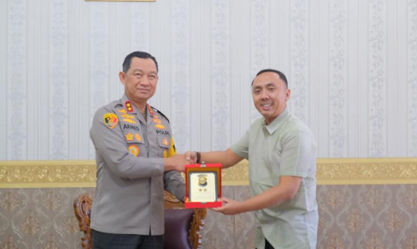 Perkuat Sinergitas, Kapolda Bengkulu Terima Audiensi Manager PLN UPT 3 Bengkulu